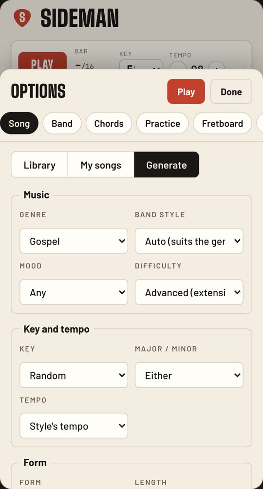 Song generator